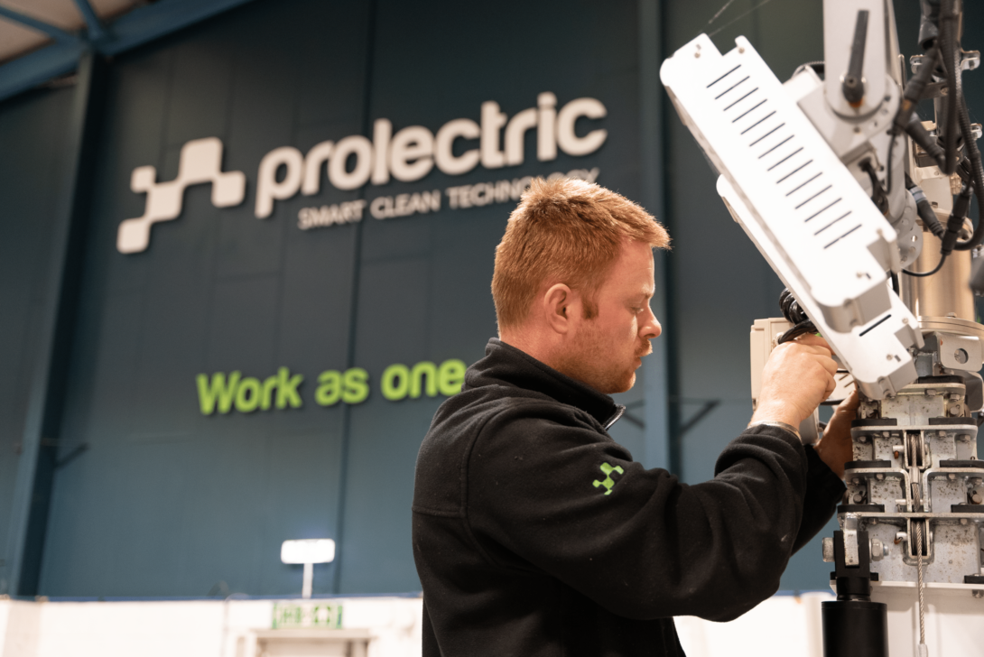 Ollie Clarke working on Prolight