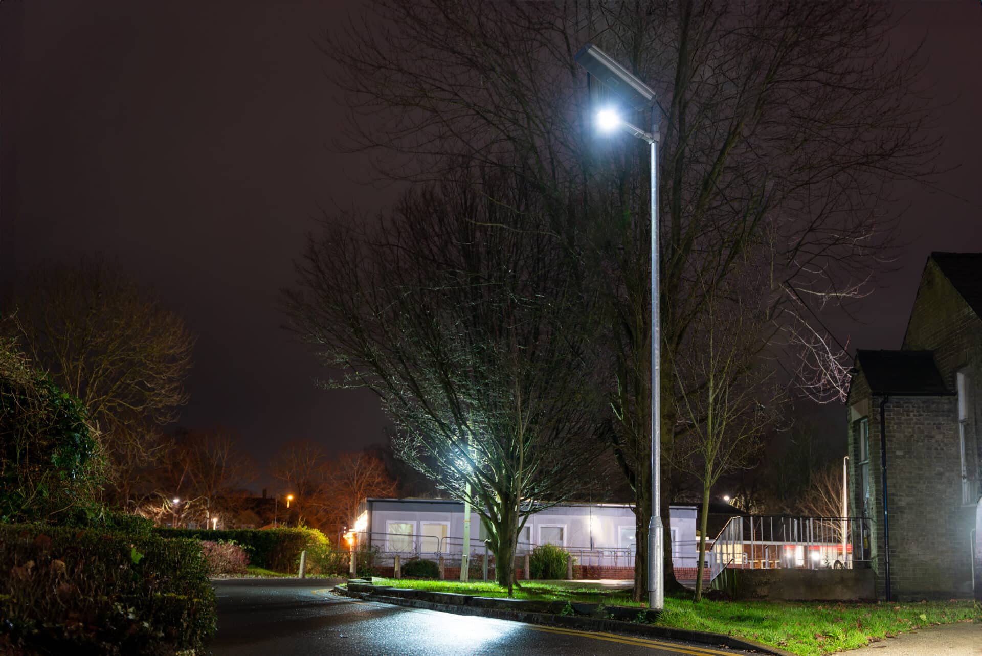 Prolectric Solar Street Light AE3 Hospital Walkway
