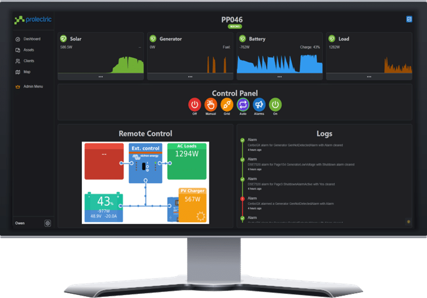 Prolectric Power Portal Demo