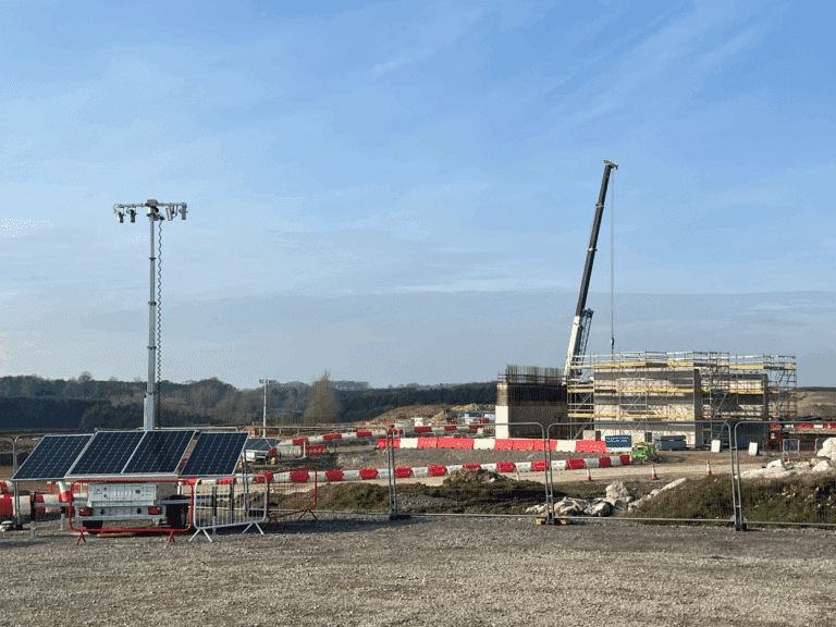 Prolectric ProLight Solar Tower Light on Kier A417 Missing Link Project