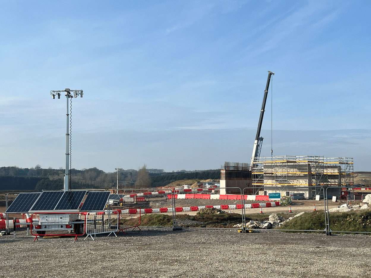 Prolectric ProLight Solar Tower Light on Kier A417 Missing Link Project