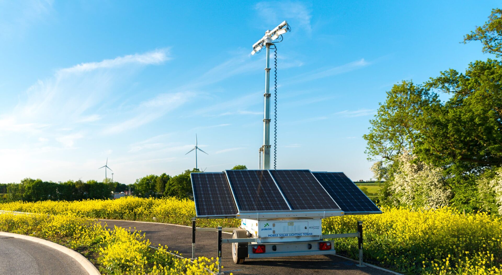 Prolectric Solar Lighting At The A14 Construction Site