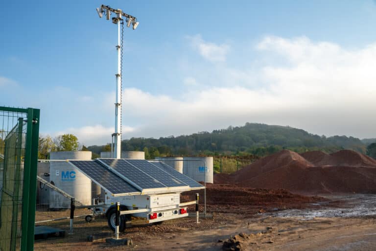 ProLight Solar Tower Light on the A417 Missing Link project
