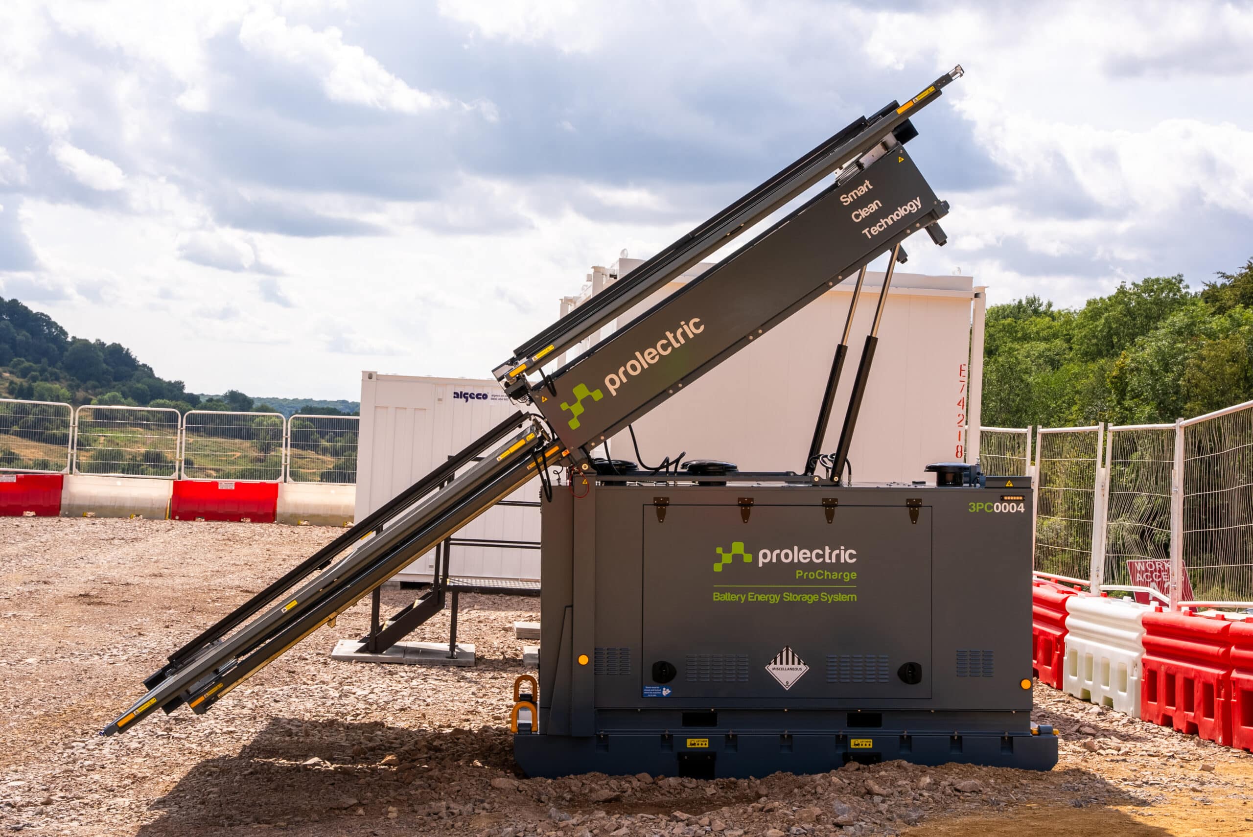 ProCharge Solar Battery Storage Unit on the A417 Missing Link project