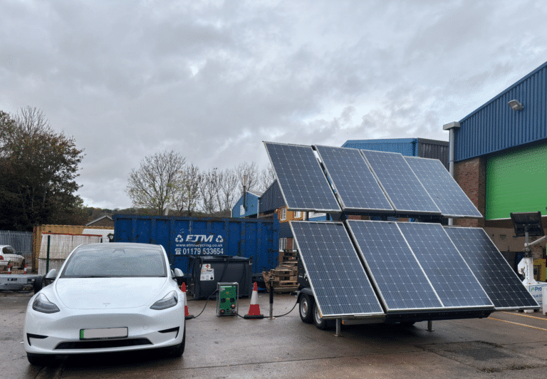 EV Charging With Prolectric ProPower Solar Hybrid Generator