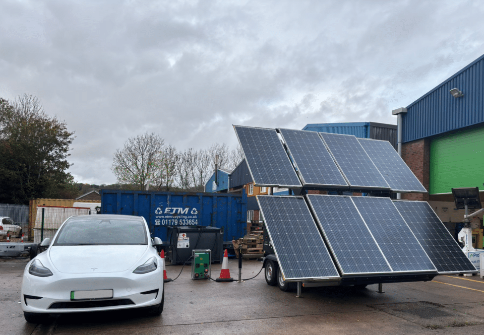 EV Charging With Prolectric ProPower Solar Hybrid Generator